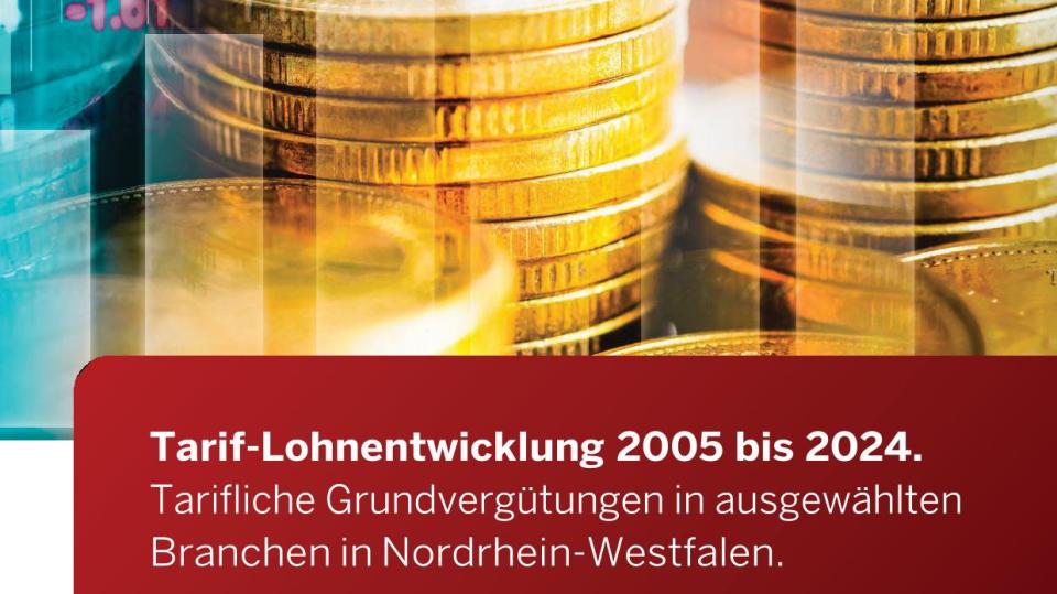 Titelbild der Broschüre Tariflohnentwicklung